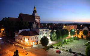 Gryfice nocą